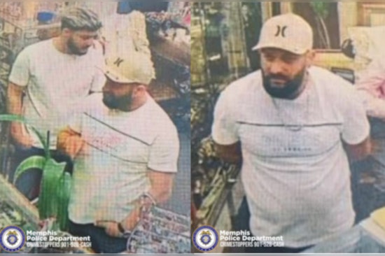 Memphis Police Seek Two Suspects in Sleight of Hand Jewelry Heist on Highway 64