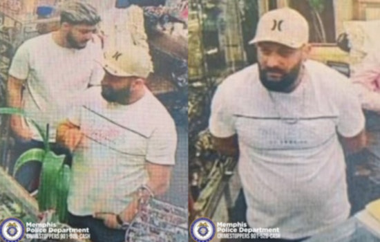 Memphis Police Seek Two Suspects in Sleight of Hand Jewelry Heist on Highway 64