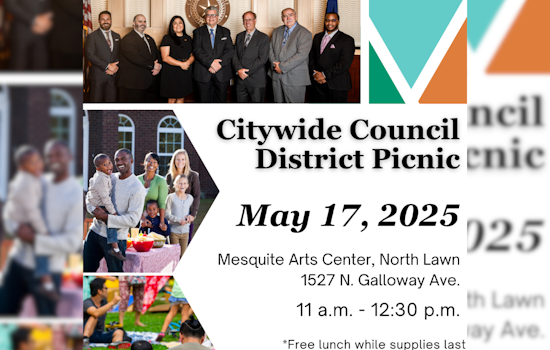 Mesquite Gears Up for Citywide Council District Picnic at Arts Center: A Day of Unity and Community Fellowship