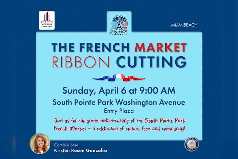 Miami Beach Welcomes New Monthly French Market at South Pointe Park