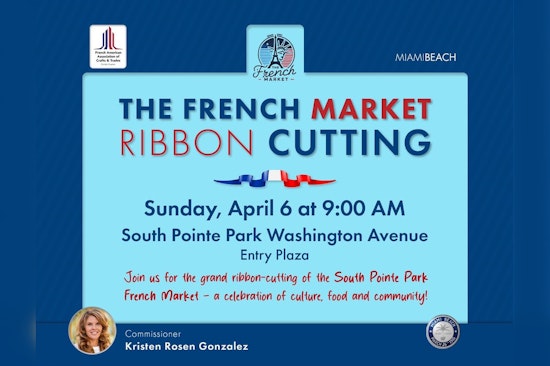 Miami Beach Welcomes New Monthly French Market at South Pointe Park