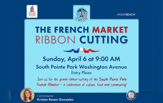 Miami Beach Welcomes New Monthly French Market at South Pointe Park
