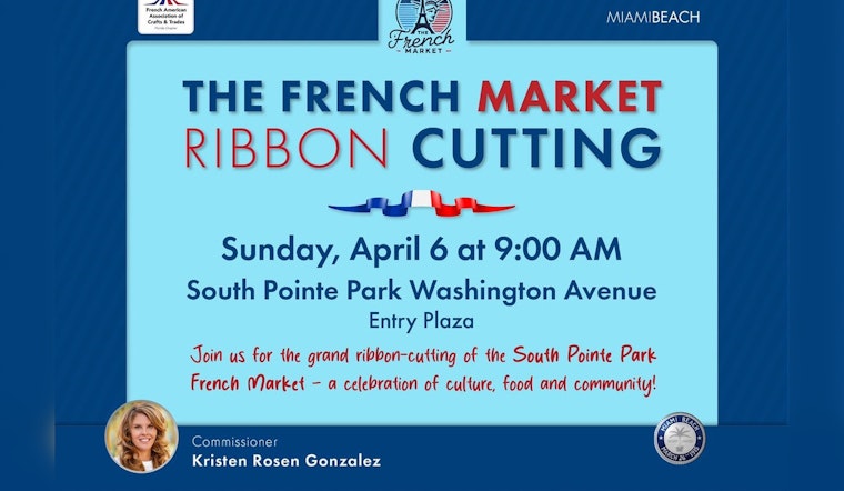Miami Beach Welcomes New Monthly French Market at South Pointe Park