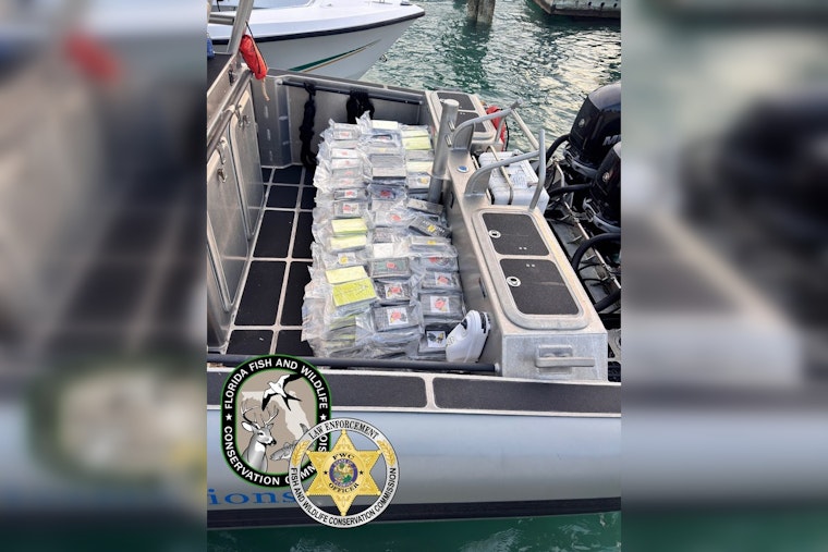 Miami-Dade Drug Bust as Over Half a Ton of Narcotics Seized from Boat, Two Arrested