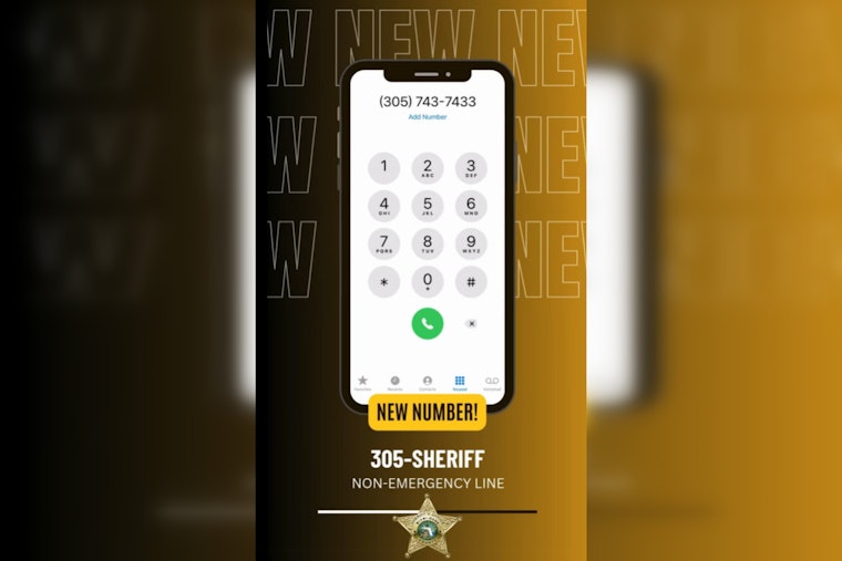 Miami-Dade Sheriff's Office Launches New Non-Emergency Hotline to Serve Community Needs