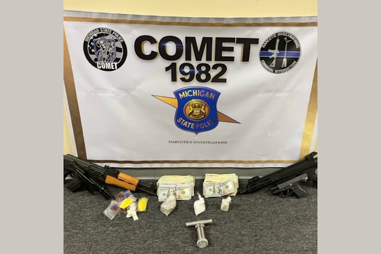 Michigan State Police Seize Drugs, Firearms, and Cash in Highland Park Drug Bust