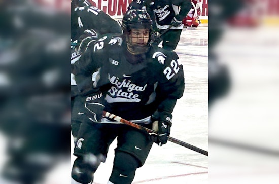 Michigan State's Isaac Howard Wins Hobey Baker Award as Nation's Top College Hockey Player