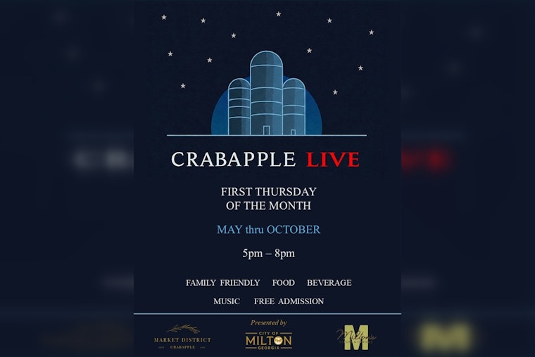 Milton to Buzz with Monthly Crabapple LIVE Events Featuring Food, Music, and Art Starting May 1st