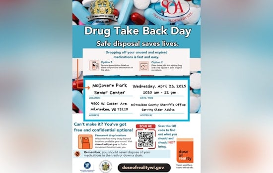 Milwaukee County Sheriff's Office Hosts Drug Take-Back Events for Safe Disposal of Medications