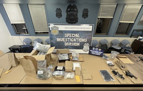 Milwaukee Police Seize Large Drug Cache and Firearms, Arrest Probation Violator in Major Operation