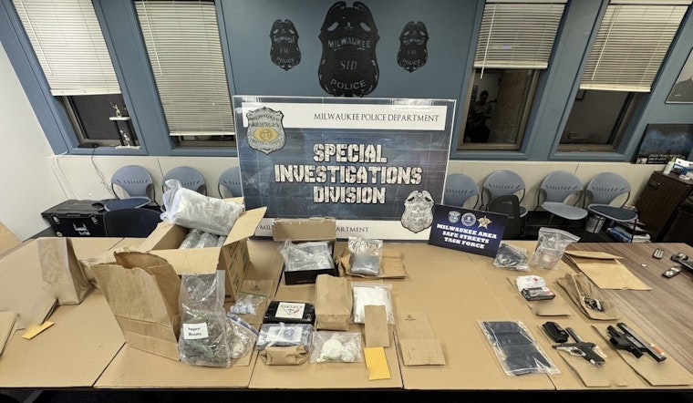 Milwaukee Police Seize Large Drug Cache and Firearms, Arrest Probation Violator in Major Operation