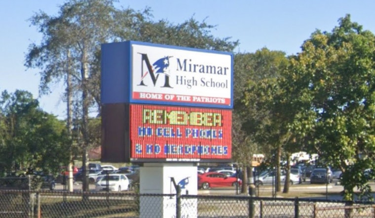 Miramar High School Student Arrested for Bringing Unloaded Gun on Campus