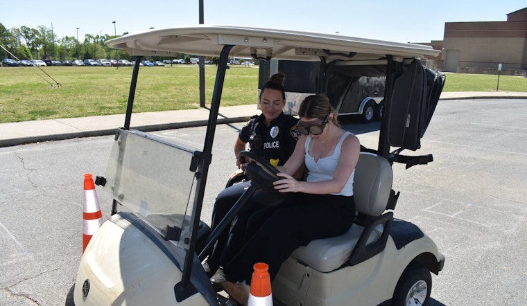 Monroe Police Engage Teens in Drunk Goggle Simulation to Combat Impaired Driving Risks