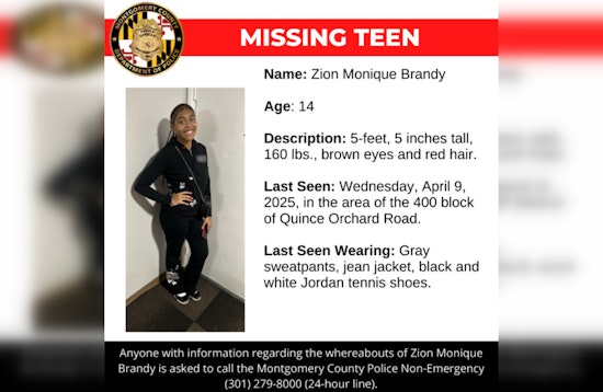 Montgomery County Police Seek Public Help to Find Missing Teen Zion Monique Brandy