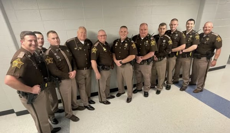Morgan County Celebrates New Deputies Chambers and Fraker's Graduation from Indiana Law Enforcement Academy