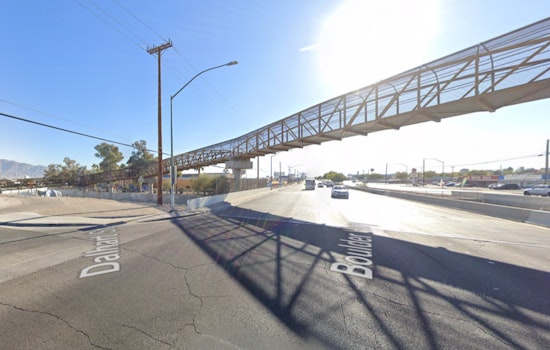 Motorcyclist and Pedestrian Severely Injured in Collision at Las Vegas Intersection