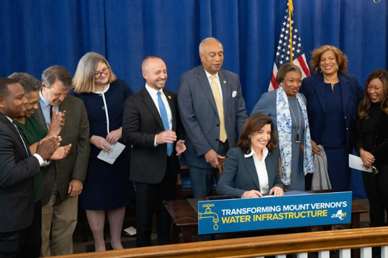 Mount Vernon Marks Three Years of Progress in $150M Water Infrastructure Overhaul With Governor Hochul's Support