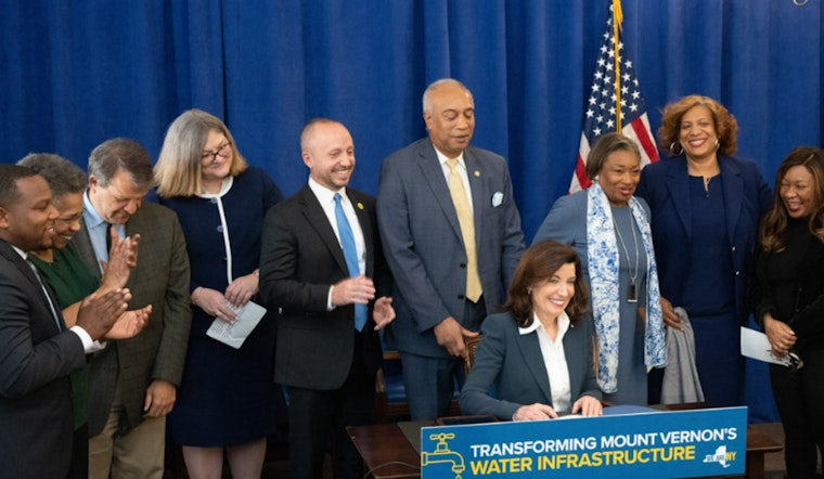 Mount Vernon Marks Three Years of Progress in $150M Water Infrastructure Overhaul With Governor Hochul's Support