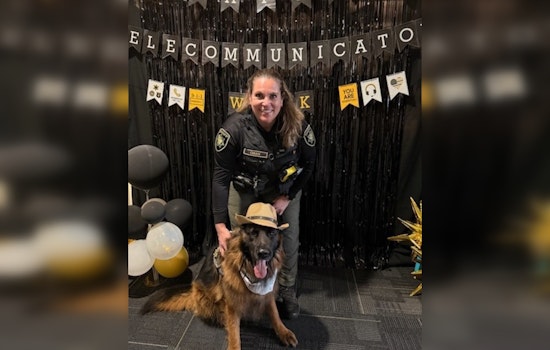 Multnomah County Sheriff's Office Celebrates 911 Dispatchers with Comfort Dog Visit During Public Safety Week
