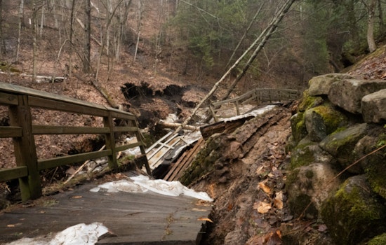 Munising Falls Trail at Pictured Rocks National Lakeshore Closed Indefinitely Due to Natural Erosion