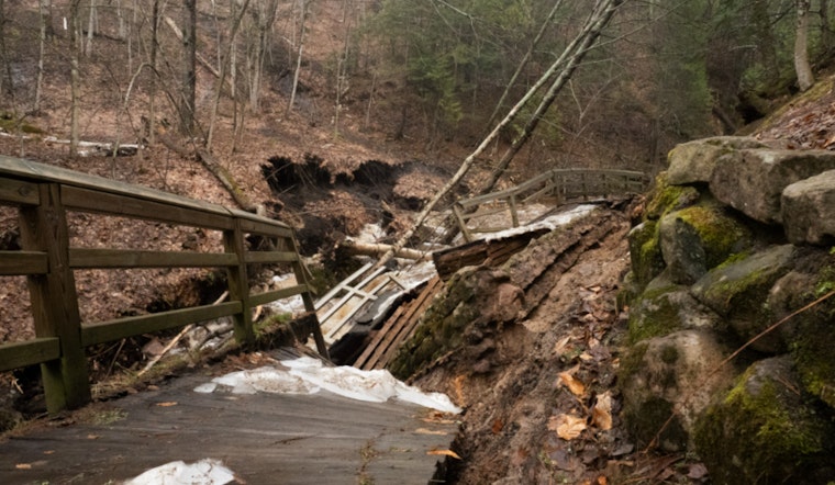 Munising Falls Trail at Pictured Rocks National Lakeshore Closed Indefinitely Due to Natural Erosion
