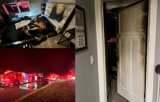 Murfreesboro Fire Crews Swiftly Extinguish Bedroom Blaze in Britannia Way, Investigation Under Way