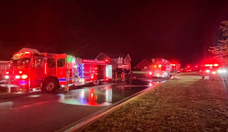 Murfreesboro Firefighters Extinguish Bedroom Fire on Britannia Way, No Injuries Reported