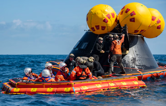 NASA and Navy SEAL the Deal: Amphibious Crew Recovery Sync-Up for Moon Mission Off San Diego's Shores
