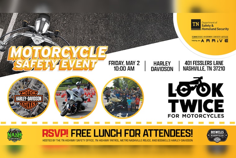 Nashville Rallies for Motorcycle Safety Awareness, Experts and Authorities Team Up to Tackle Road Hazards