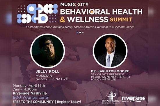 Nashville to Convene for Behavioral Health and Wellness Summit Featuring Musician Jelly Roll