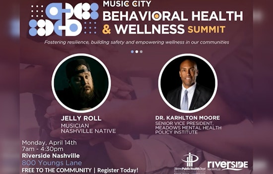 Nashville to Convene for Behavioral Health and Wellness Summit Featuring Musician Jelly Roll