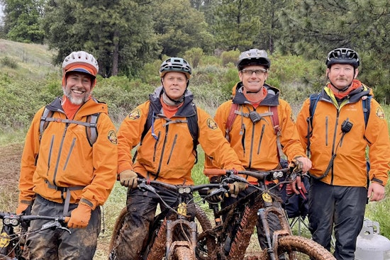 Nevada County Sheriff's e-bike Team Bolsters Safety at TDS Enduro Mountain Biking Event
