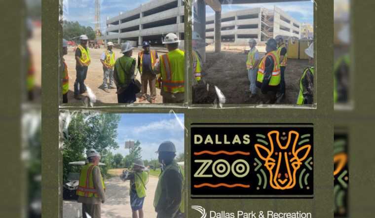 New 600-Space Parking Garage Under Construction at Dallas Zoo Set to Open This Summer