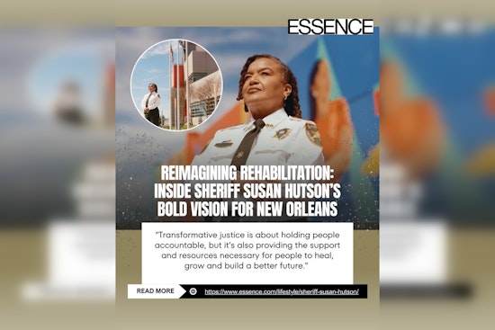 New Orleans Sheriff Susan Hutson Spotlighted in ESSENCE Magazine for Visionary Justice Reform