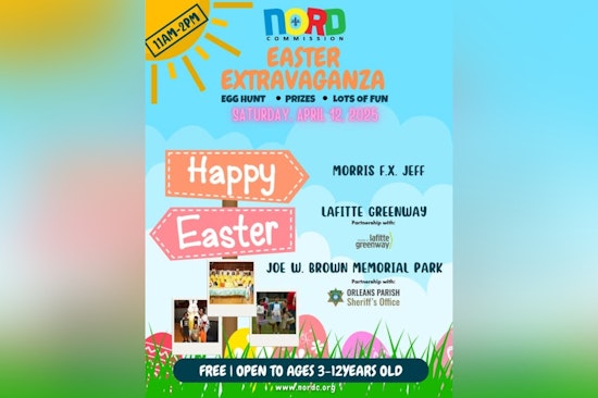New Orleans to Celebrate Spring with Easter Eggstravaganza Co-Hosted by OPSO and NORD at Joe W. Brown Park