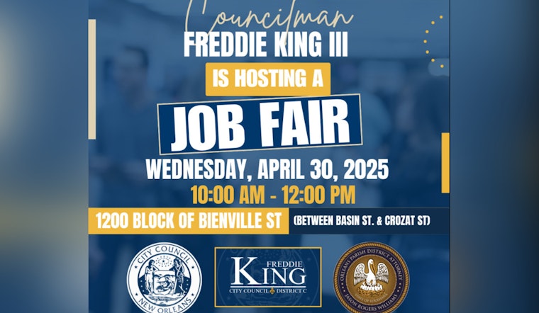 New Orleans to Host Job Fair in Mid-City Aiming at Economic Revival, Led by Councilman Freddie King