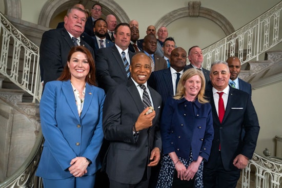 New York City Mayor Eric Adams Announces Tentative Contract Boosting Pay for NYPD Sergeants