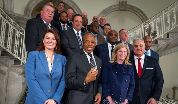 New York City Mayor Eric Adams Announces Tentative Contract Boosting Pay for NYPD Sergeants