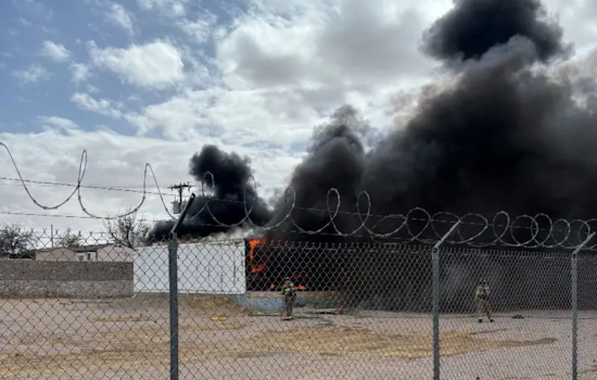 No Injuries Reported as Fire Engulfs Vacant Building in Las Cruces, Investigation Underway