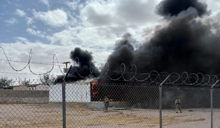 No Injuries Reported as Fire Engulfs Vacant Building in Las Cruces, Investigation Underway