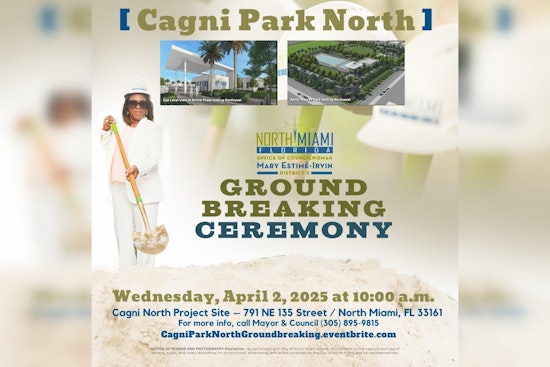 North Miami Launches Cagni Park North Construction Project to Revitalize Local Community Life
