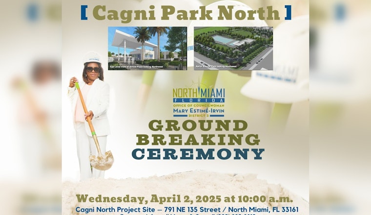North Miami Launches Cagni Park North Construction Project to Revitalize Local Community Life