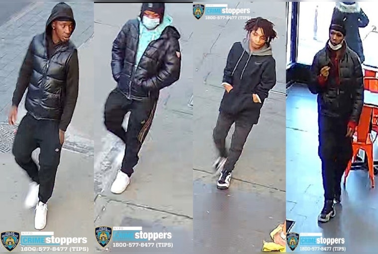 NYPD Seeks Four Suspects in Brooklyn Assault and Robbery, $3,500 Reward Offered for Info