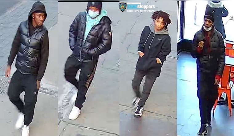 NYPD Seeks Four Suspects in Brooklyn Assault and Robbery, $3,500 Reward Offered for Info