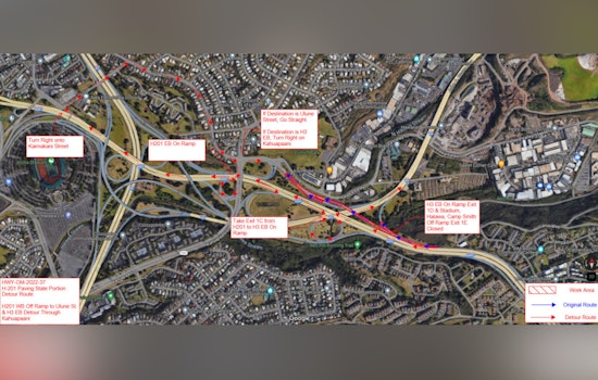 O'ahu Drivers Alert: Nightly Closures on H-3 Freeway Off-Ramps Set for Road Enhancements
