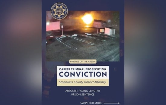 Oakdale Man Convicted of Arson, Faces 12-Year Sentence for Modesto Strip Mall Fire