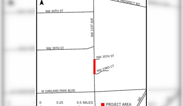 Oakland Park Set for Transit and Pedestrian Upgrade Courtesy of Broward County Public Works
