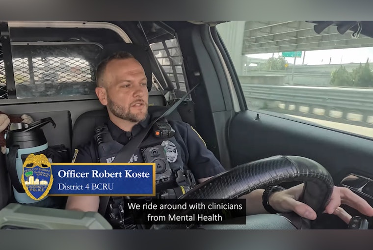 Officer Robert Koste Shines as Jacksonville's Beacon of Compassion and Community Spirit in Law Enforcement