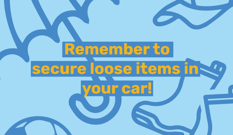 Ohio Department of Transportation and Buckle Up for Life Urge Safe Stowage of Sports Gear and Rain Essentials