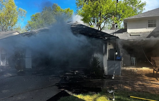 Oklahoma City Fire Department Responds to Residential Garage Fire on Rolling Stone Rd, No Injuries Reported